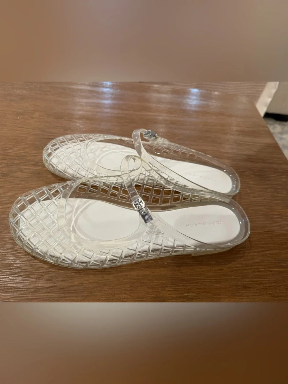 Tory Burch Clear Mellow Mary Jane Jelly